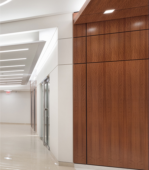 The Medical Pavilion at National Harbor Building Features Left Side View of the Right