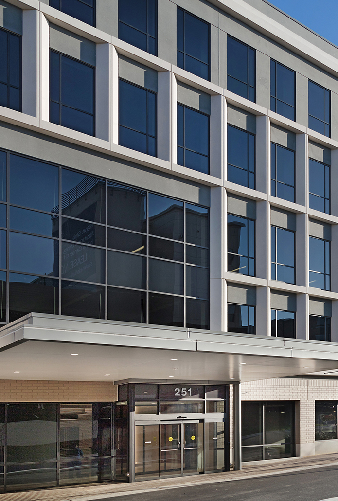 The Medical Pavilion at National Harbor Gallery Photo Street View Angled From the Left